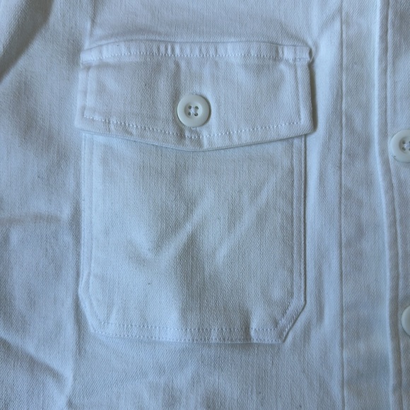 Express Men’s Stretch Button Up Shirt Jacket - Picture 4 of 11